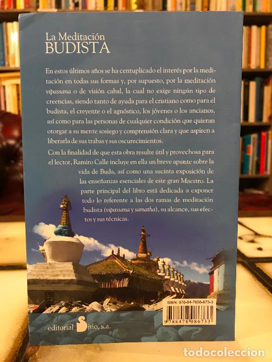 Libros de segunda mano: La meditaci&oacute;n budista. Ramiro Calle - Foto 2