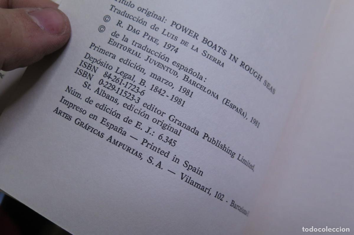 Libros de segunda mano: BARCOS A MOTOR CON MALA MAR. DAG PIKE - Foto 2