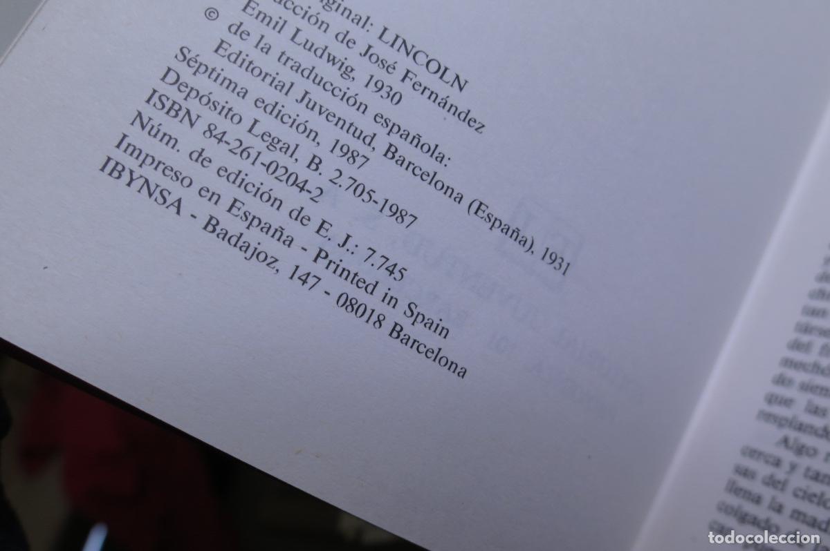Libros de segunda mano: Lincoln. Ludwig - Foto 2