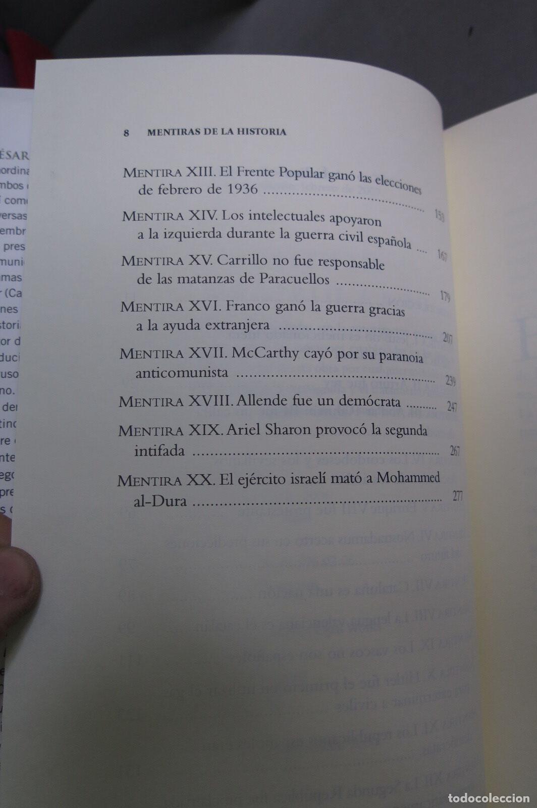 Libros de segunda mano: MENTIRAS DE LA HISTORIA. DE USO COM&Uacute;N. VIDAL - Foto 3