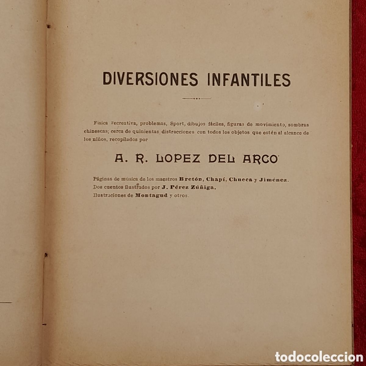 Libros de segunda mano: L-7571. DIVERSIONES INFANTILES. A.R. LOPEZ DEL ARCO. - Foto 3