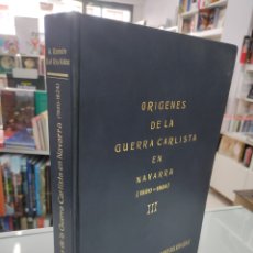Libros de segunda mano: TESIS ORIGINAL CARLISMO RAMON DEL RIO ALDAZ ORIGENES GUERRA CARLISTA EN NAVARRA UNIV. BARCELONA 1966