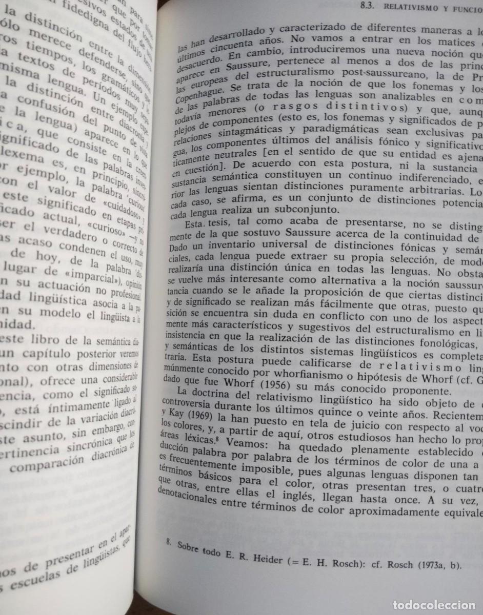Libros de segunda mano: Sem&aacute;ntica, de John Lyons - Foto 3