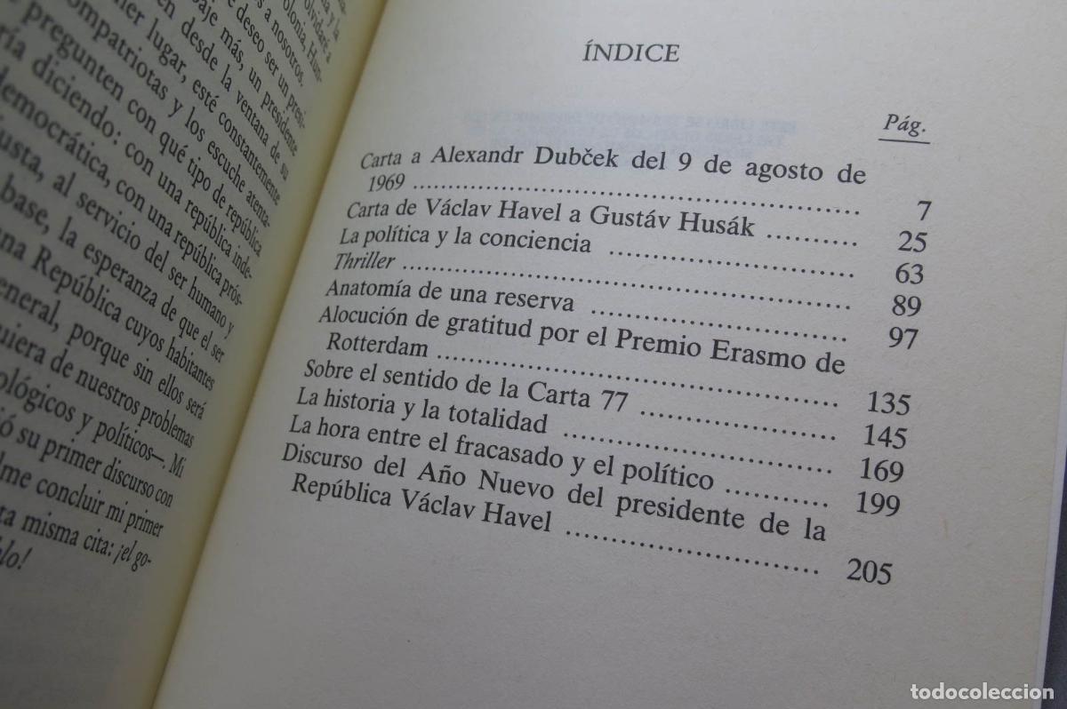 Libros de segunda mano: La responsabilidad como destino. V&aacute;clav Havel - Foto 2
