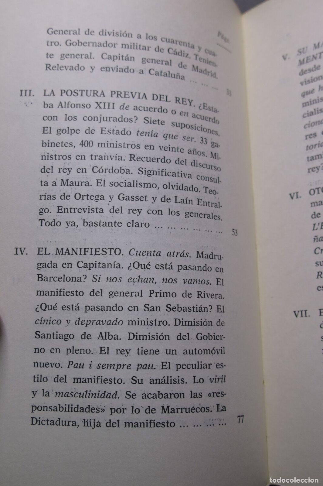 Libros de segunda mano: El golpe de Estado de Primo de Rivera. BRAVO MORATA - Foto 3