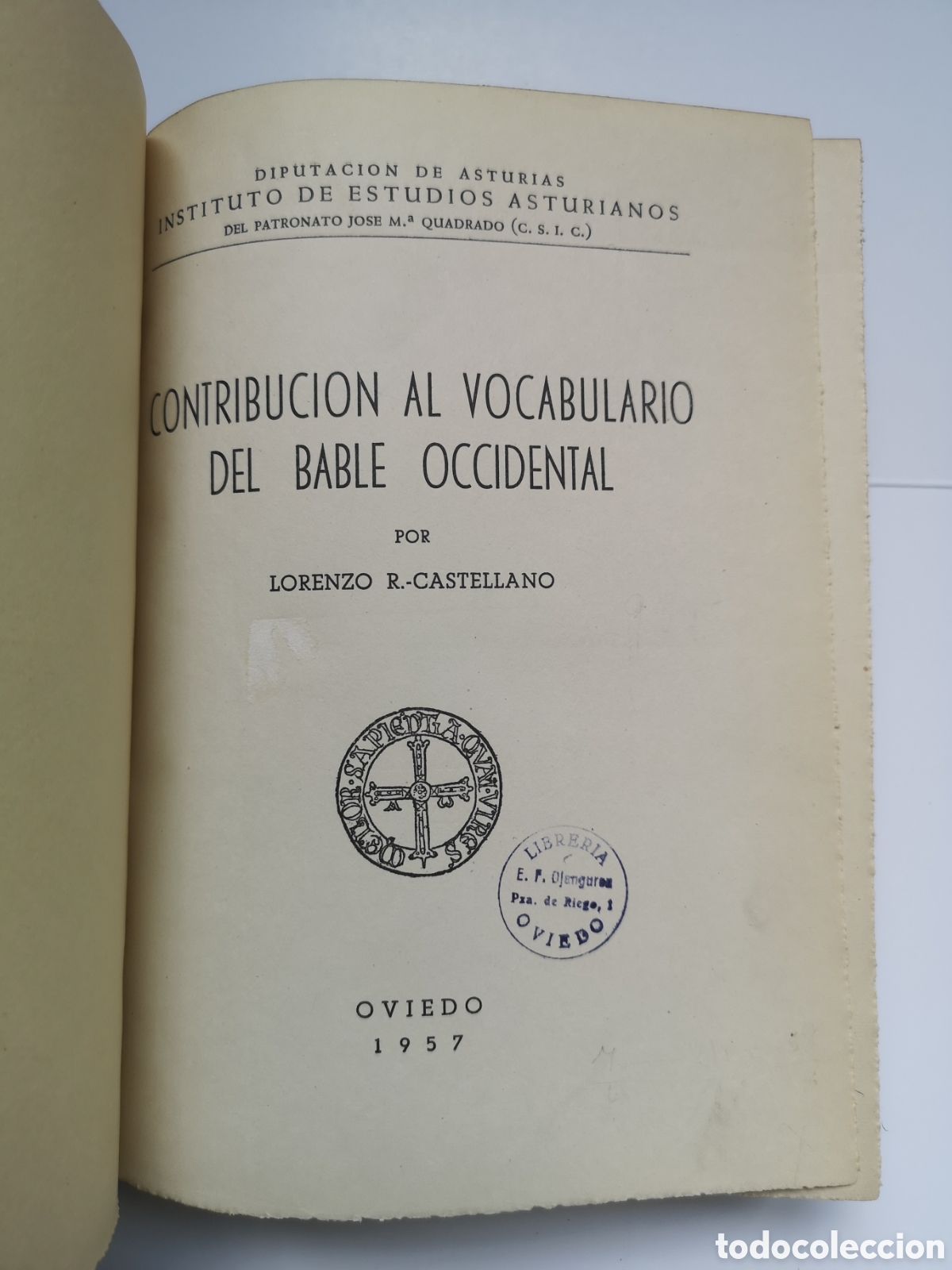 Libros de segunda mano: Contribuci&oacute;n al Vocabulario del Bable Occidental 1957 - Foto 4