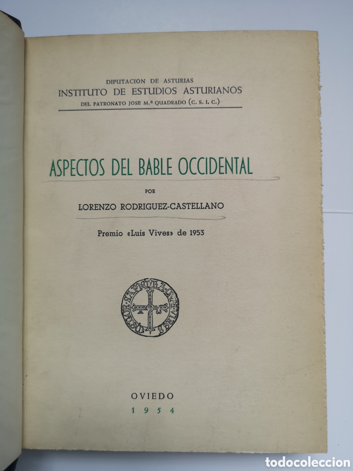 Libros de segunda mano: Aspectos del Bable Occidental 1954 - Foto 2