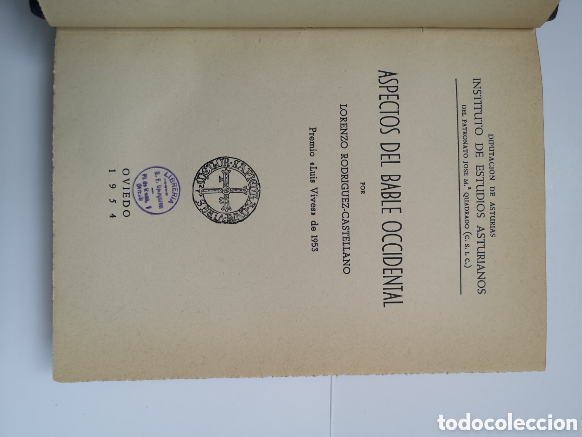 Libros de segunda mano: Aspectos del Bable Occidental 1954 - Foto 4