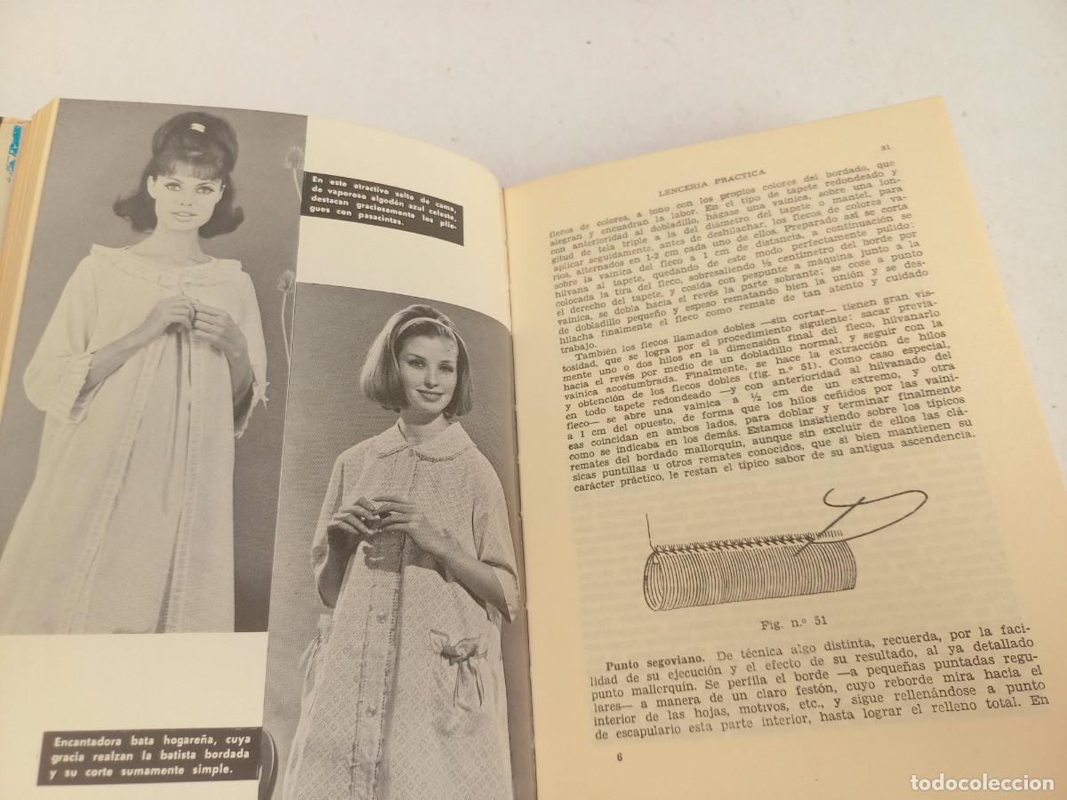 Libros de segunda mano: INTERESANTISIMO Y UTIL COMPENDIO COMPLETO DE LENCERIA PRACTICA PRIMERA EDICION A&Ntilde;OS 60&acute;s - Foto 3