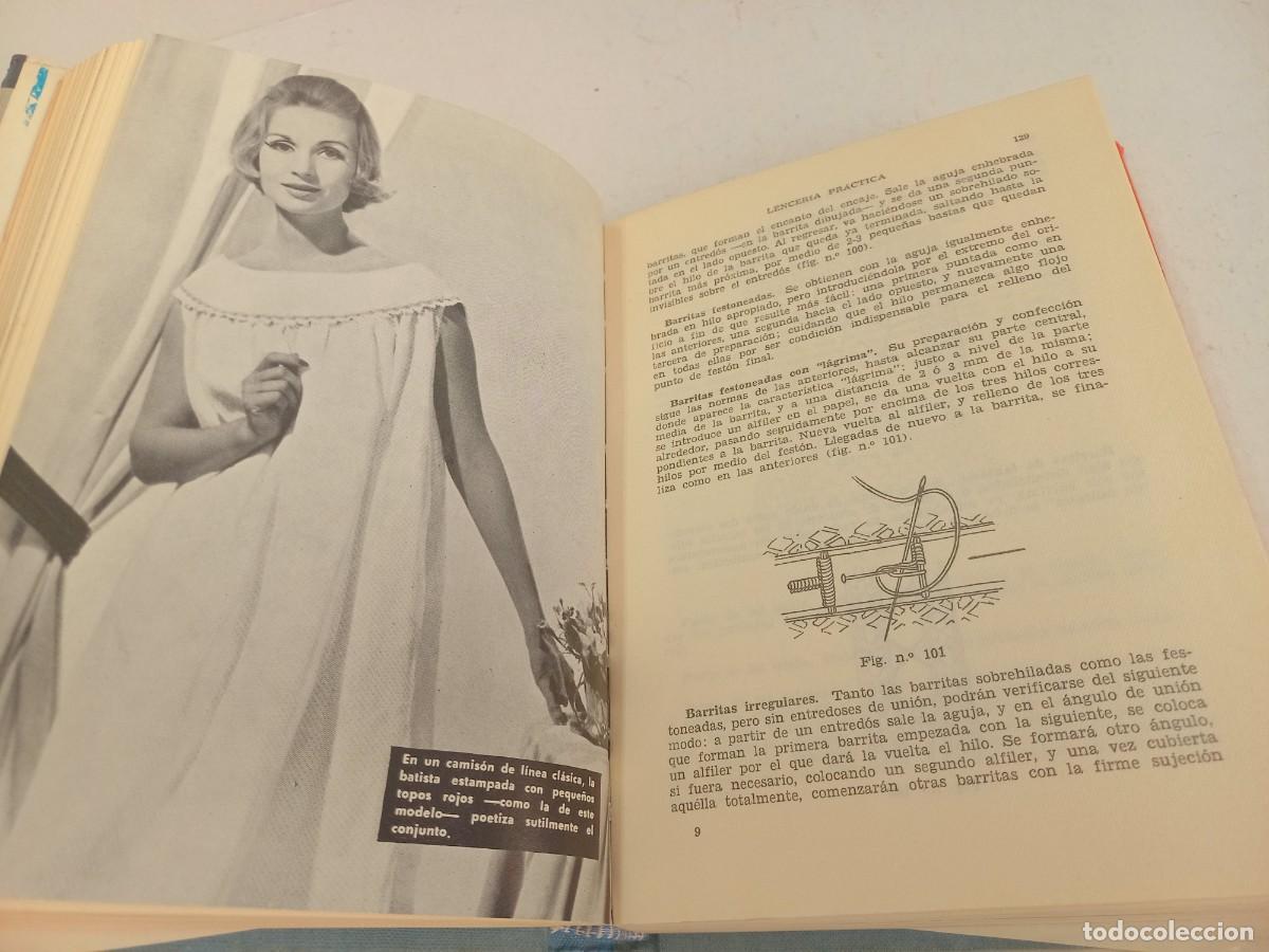Libros de segunda mano: INTERESANTISIMO Y UTIL COMPENDIO COMPLETO DE LENCERIA PRACTICA PRIMERA EDICION A&Ntilde;OS 60&acute;s - Foto 5