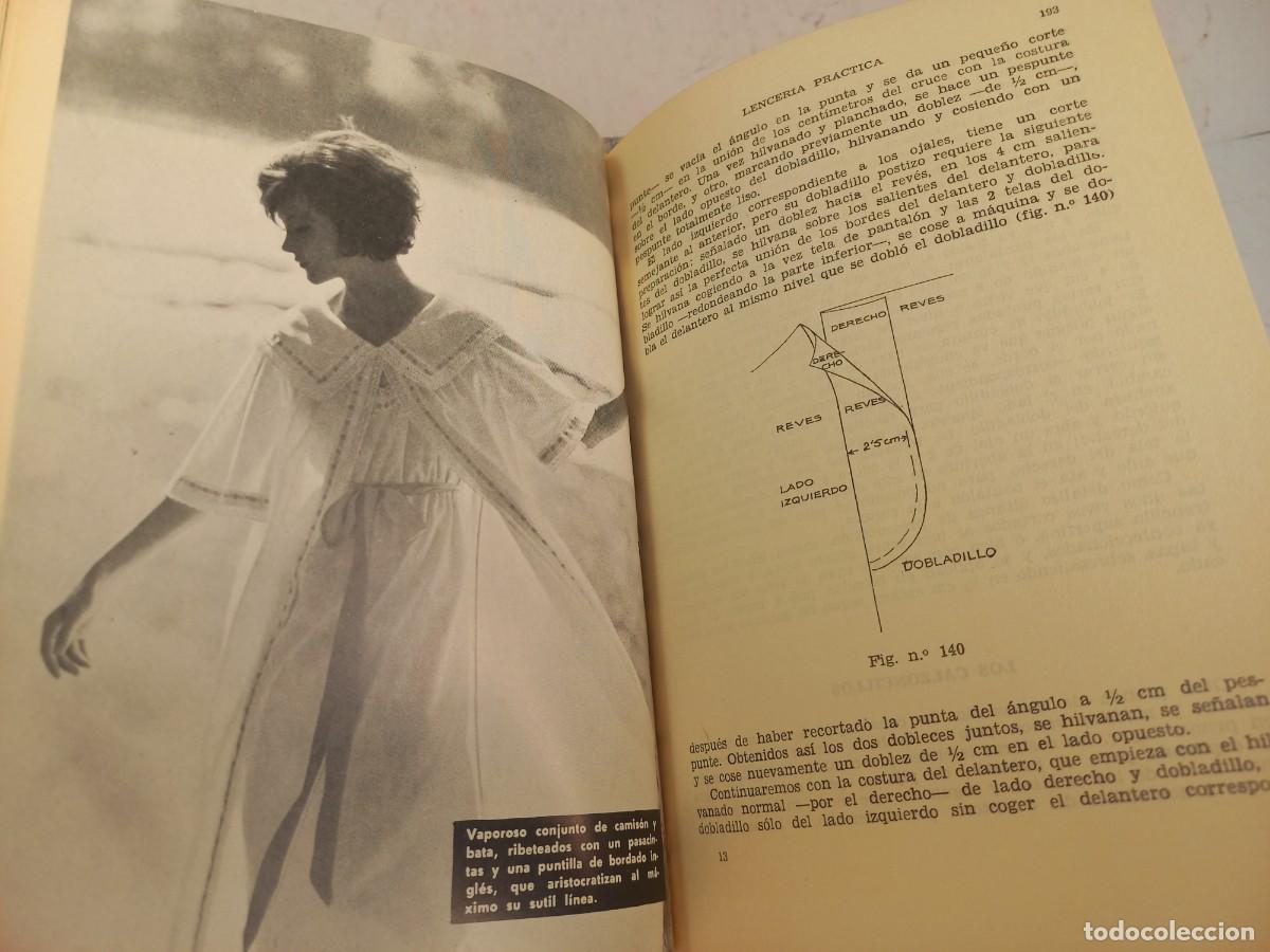 Libros de segunda mano: INTERESANTISIMO Y UTIL COMPENDIO COMPLETO DE LENCERIA PRACTICA PRIMERA EDICION A&Ntilde;OS 60&acute;s - Foto 8