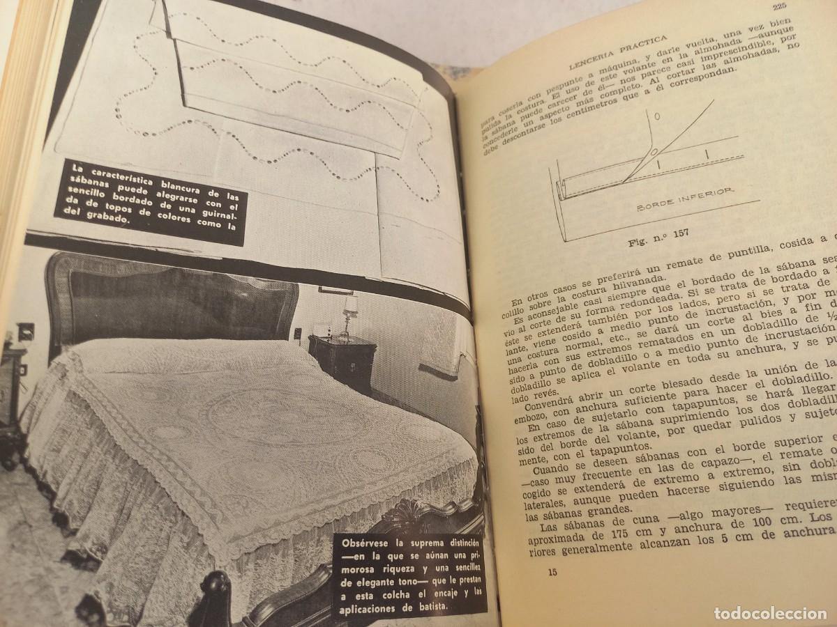 Libros de segunda mano: INTERESANTISIMO Y UTIL COMPENDIO COMPLETO DE LENCERIA PRACTICA PRIMERA EDICION A&Ntilde;OS 60&acute;s - Foto 10