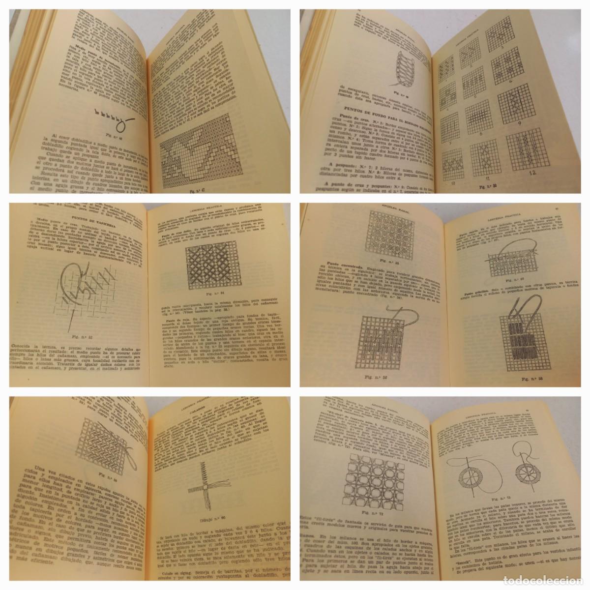 Libros de segunda mano: INTERESANTISIMO Y UTIL COMPENDIO COMPLETO DE LENCERIA PRACTICA PRIMERA EDICION A&Ntilde;OS 60&acute;s - Foto 23