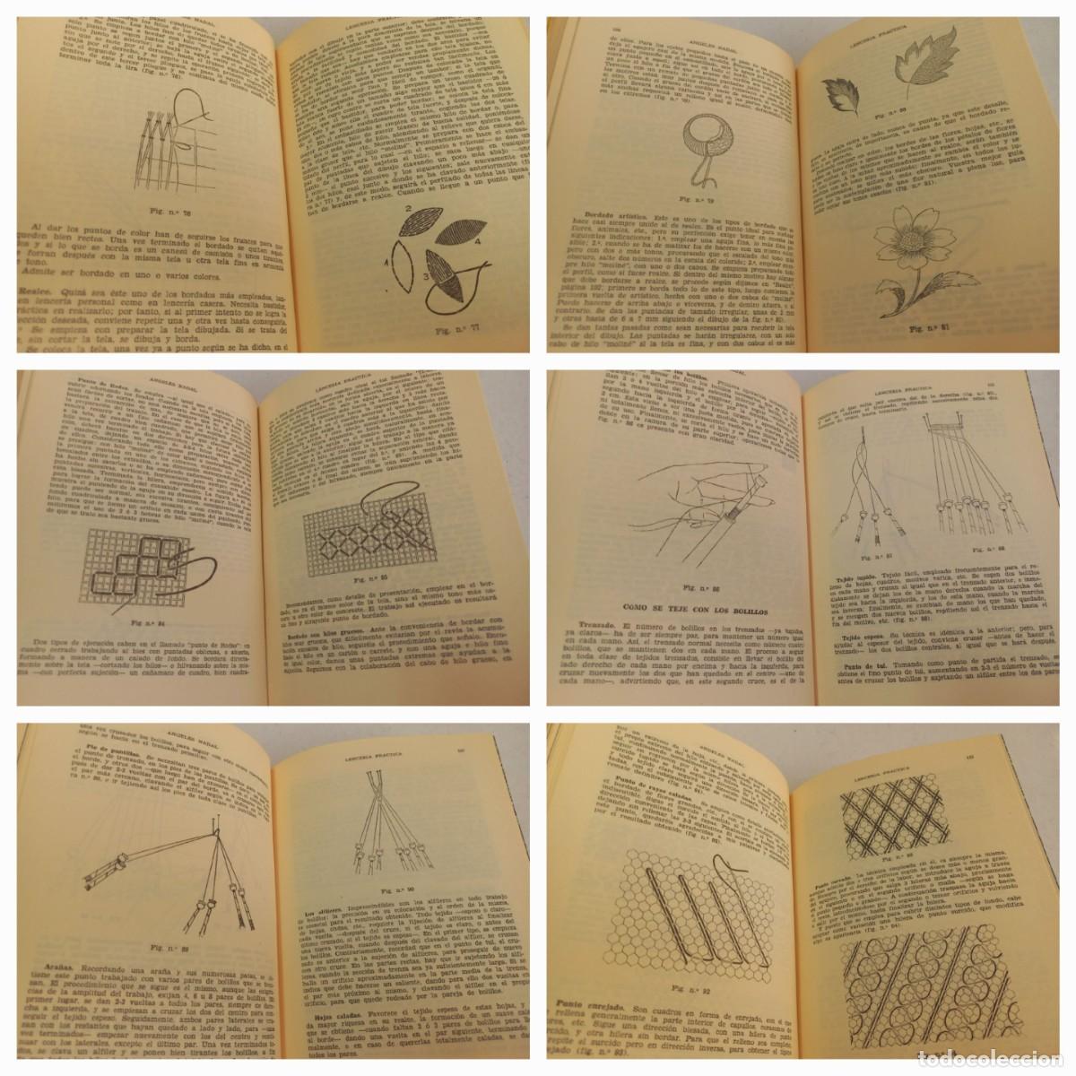 Libros de segunda mano: INTERESANTISIMO Y UTIL COMPENDIO COMPLETO DE LENCERIA PRACTICA PRIMERA EDICION A&Ntilde;OS 60&acute;s - Foto 24