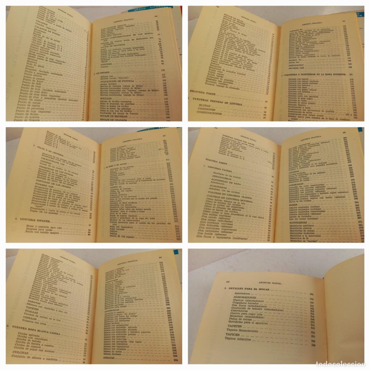 Libros de segunda mano: INTERESANTISIMO Y UTIL COMPENDIO COMPLETO DE LENCERIA PRACTICA PRIMERA EDICION A&Ntilde;OS 60&acute;s - Foto 29