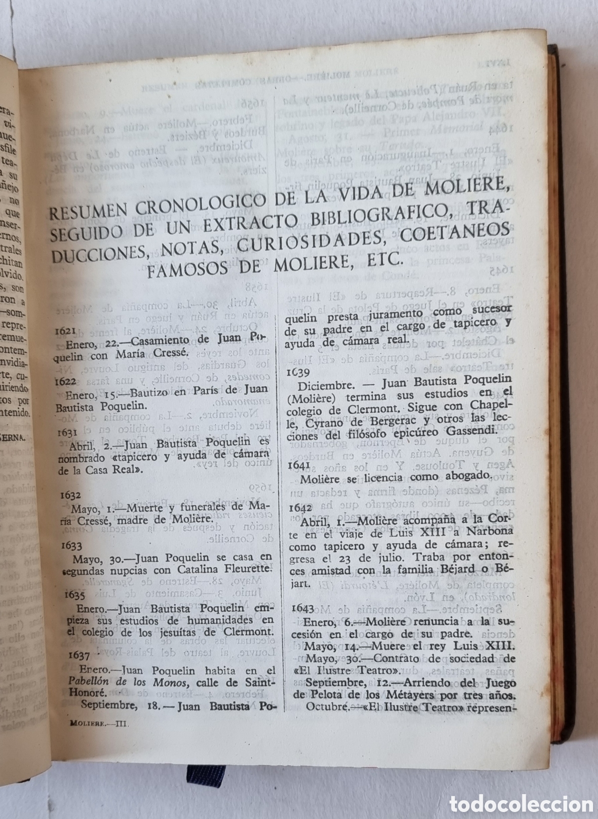 Libros de segunda mano: OBRAS COMPLETAS, MOLIERE 1@ EDICION&nbsp; AGUILAR, 1945. - Foto 7
