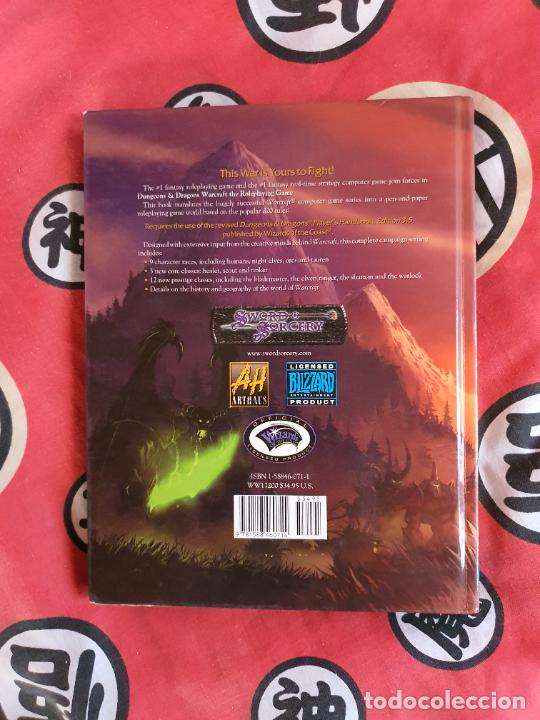 Libros de segunda mano: LIBRO DUNGEONS & DRANGONS WARCRAFT -- THE ROLEPLAYING GAME -- BLIZZARD - Foto 2