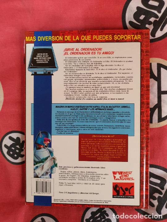 Libros de segunda mano: LIBRO PARANOIA AGUDA -- JUEGO DE ROL -- WEST END GAMES - Foto 2