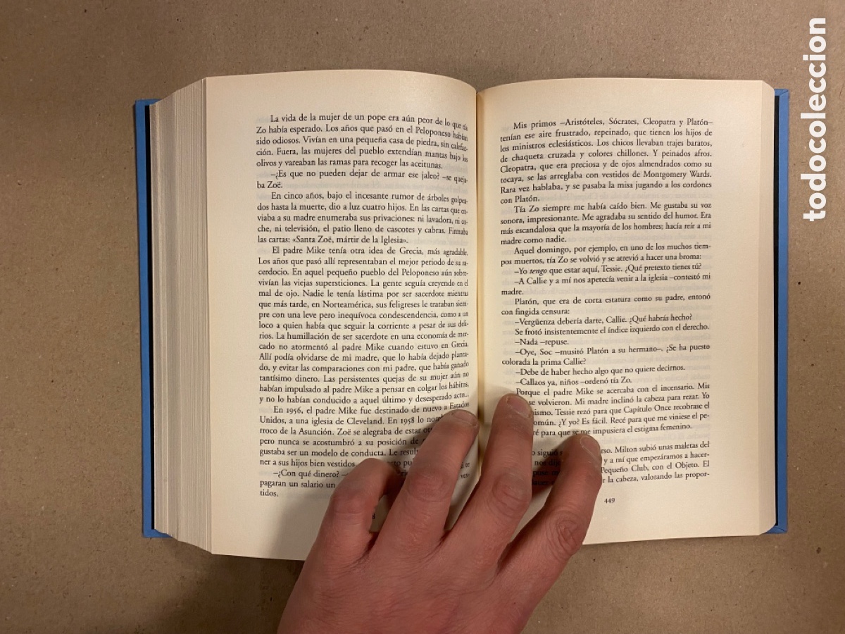 Libros de segunda mano: MIDDLESEX. JEFFREY EUGENIDES. C&Iacute;RCULO DE LECTORES 2003. - Foto 6