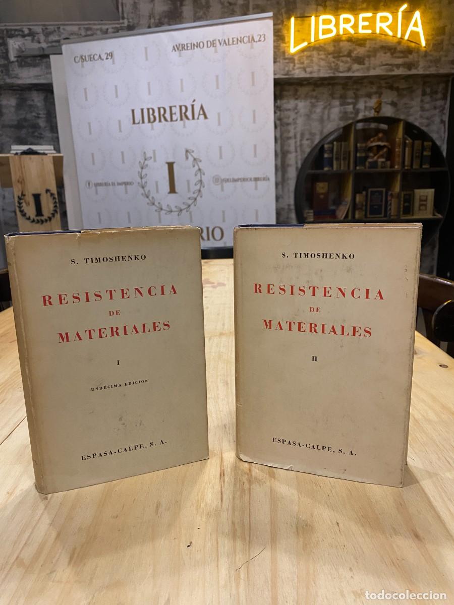 Libros de segunda mano: Resistencia de materiales.- Timoshenko, Stephen- COMPLETA 2 TOMOS- - Foto 1