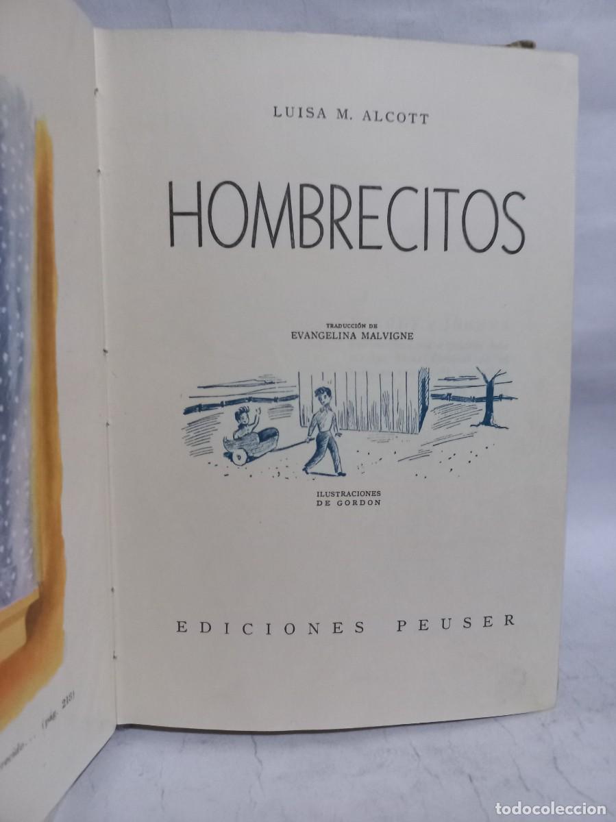 Libros de segunda mano: Luisa M. Alcott - Hombrecitos - 1956 - Foto 3