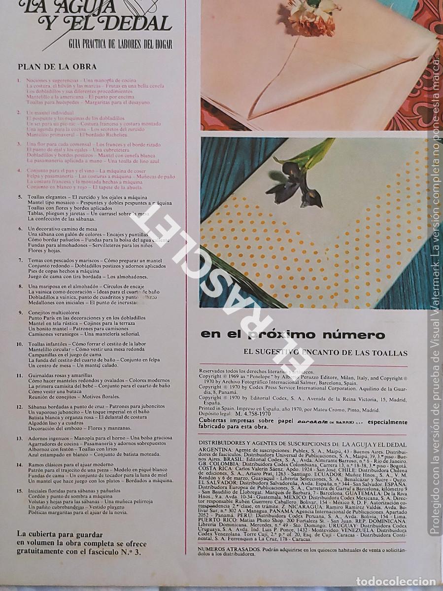 Libros de segunda mano: LA AGUJA Y EL DEDAL - GUIA PRACTICA DE LABORES DEL HOGAR - N&ordm; 4 - Foto 3