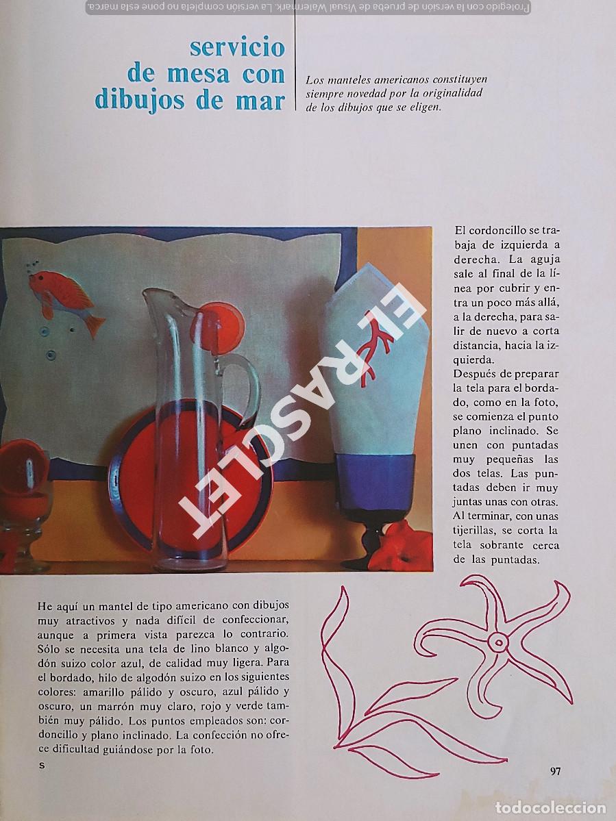 Libros de segunda mano: LA AGUJA Y EL DEDAL - GUIA PRACTICA DE LABORES DEL HOGAR - N&ordm; 7 - Foto 2