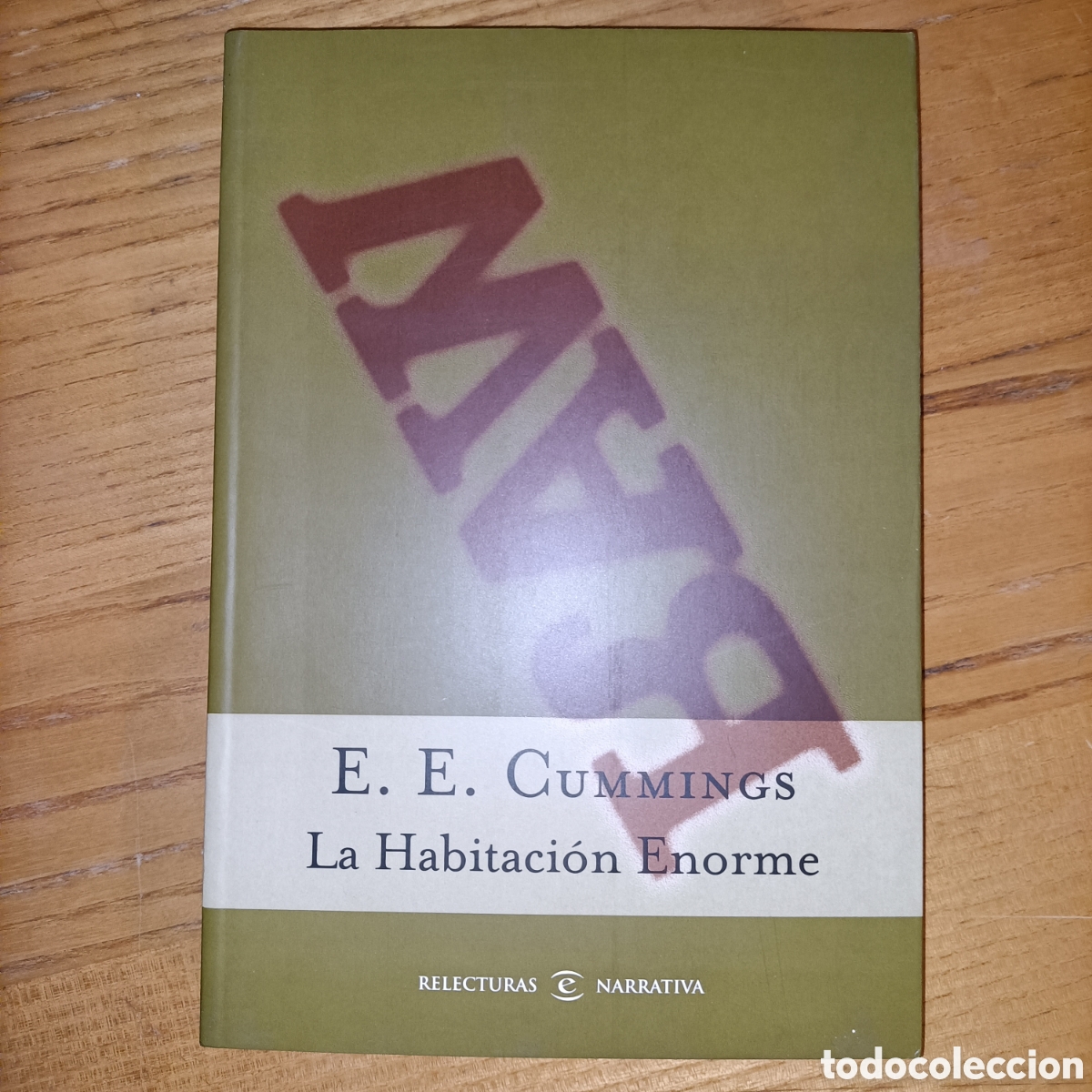 Libros de segunda mano: La habitaci&oacute;n enorme. E. E. Cummings. Espasa - Foto 1
