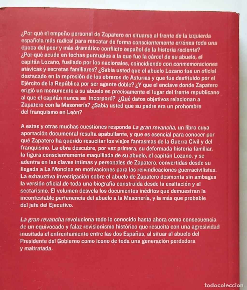 Libros de segunda mano: Isabel Dur&aacute;n-Carlos D&aacute;vila-La gran revancha. - Foto 2