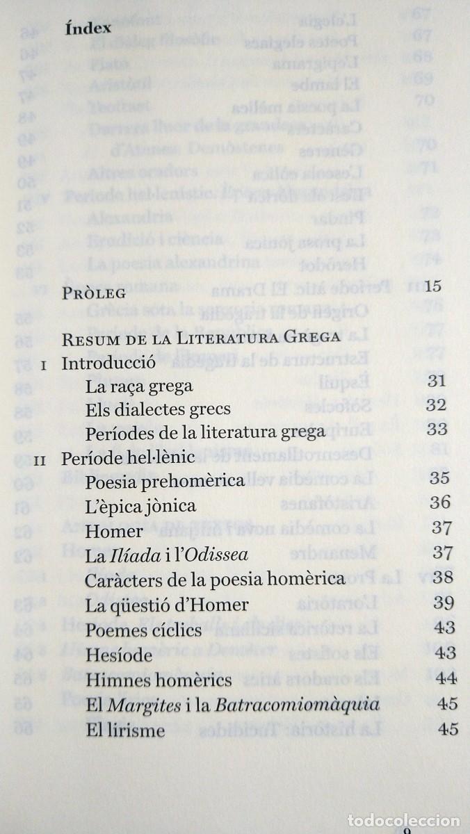 Libros de segunda mano: RESUM DE LITERATURA GREGA - CARLES RIBA - Foto 2