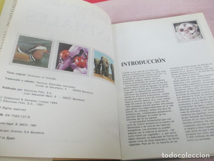 Libros de segunda mano: DICCIONARIO DE ANIMALES - MICHAEL CHINERY - CIRCULO DE LECTORES 1987 - EXCELENTE - Foto 3
