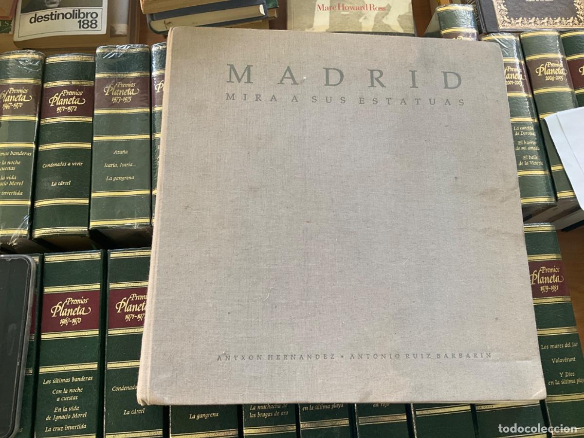 Gebrauchte B&uuml;cher: MADRID MIRA A SUS ESTATUAS. ANTXON HERNANDEZ. ANTONIO RUIZ BARBARIN. G. DE LOSSADA. ESCULTURA. ARTE.