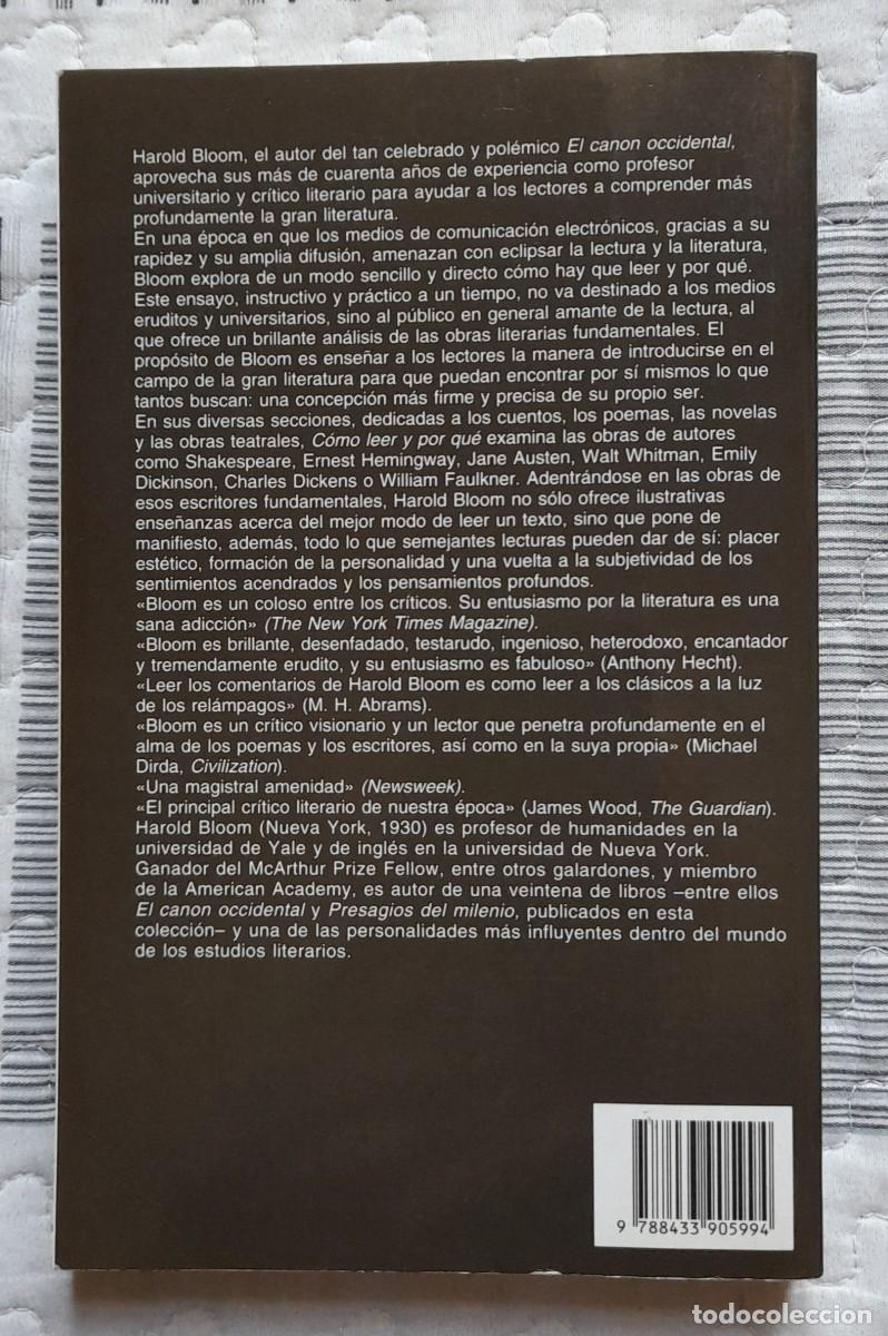Libros de segunda mano: C&oacute;mo leer y por qu&eacute; - Foto 2