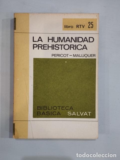 Libros de segunda mano: Lu&iacute;s / Juan Pericot / Maluquer - La humanidad prehist&oacute;rica - Foto 1