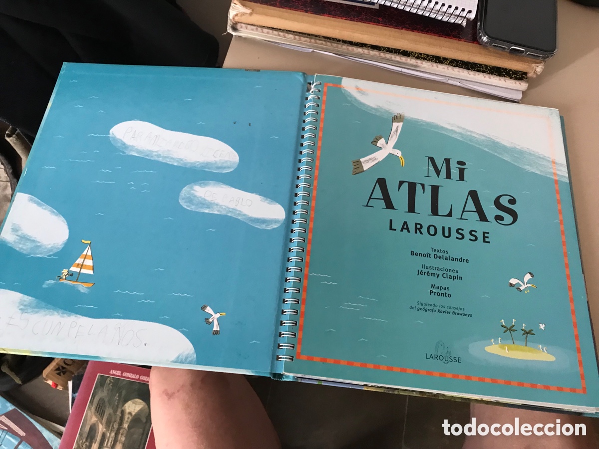 Libros de segunda mano: Mi Atlas. Larousse. Mapas. Beno&icirc;t Delalandre - Foto 4