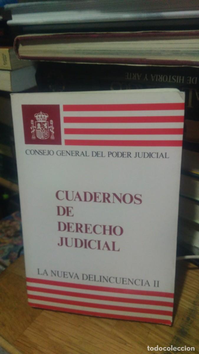 Libros de segunda mano: CUADERNOS DE DERECHO JUDICIAL, CONSEJO GENERAL DEL PODER JUDICIAL, LA NUEVA DELINCUENCIA II - Foto 1