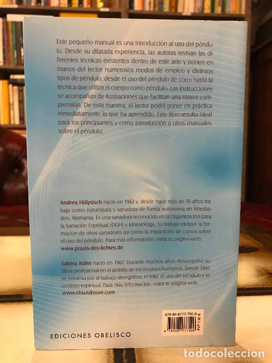 Libros de segunda mano: Usar el p&eacute;ndulo correctamente. Manual r&aacute;pido y sencillo. Andrea K&uuml;lp&uuml;sch / Sabine K&uuml;hn. - Foto 2