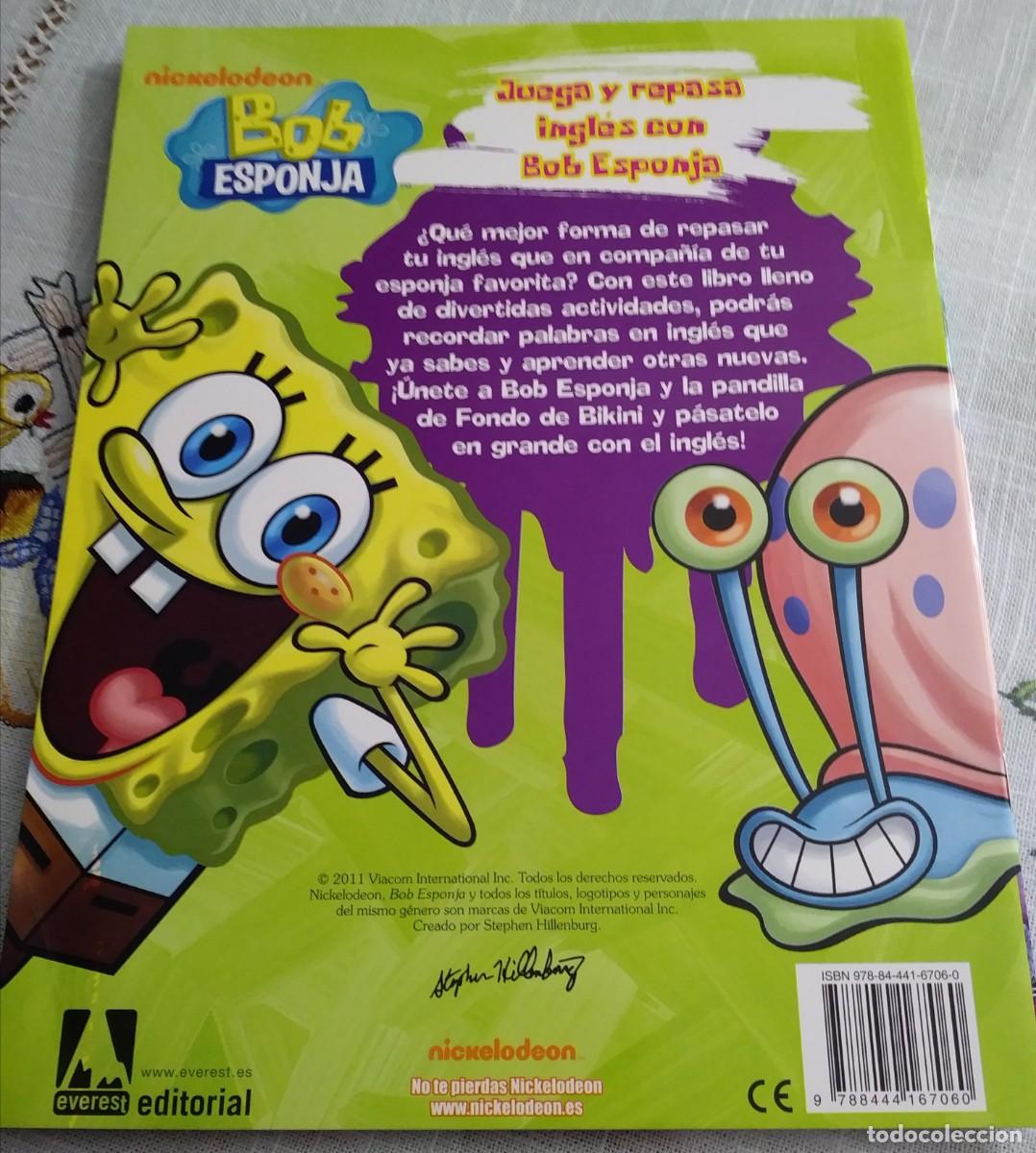 Libros de segunda mano: Bob Esponja - Juega y repasa ingl&eacute;s con Bob Esponja. 1 - Foto 3