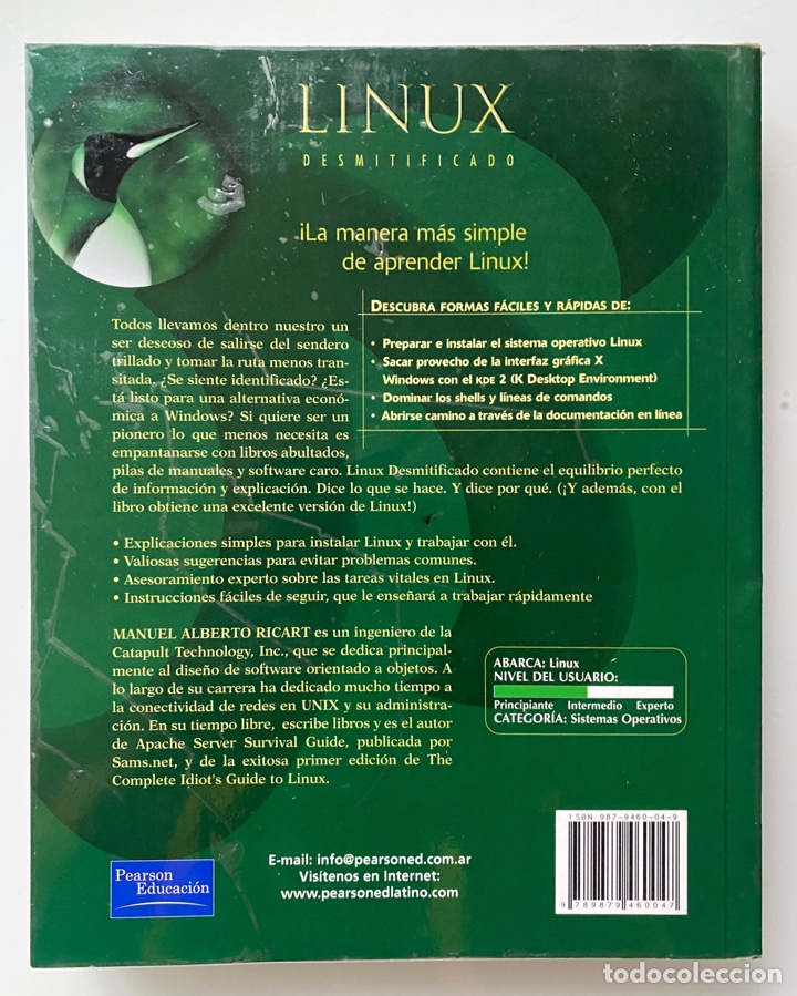 Libros de segunda mano: Linux Desmitificado (No incluye CD-Rom) - RICART, Manuel Alberto - Foto 2