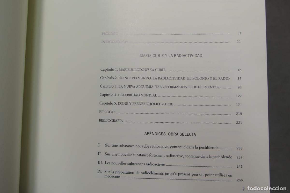Libros de segunda mano: MARIE CURIE Y LA RADIACTIVIDAD - Foto 2