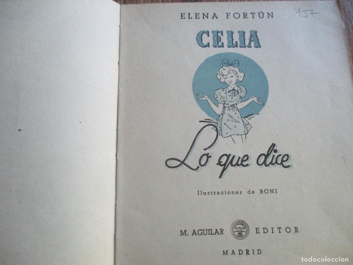 Libros de segunda mano: ELENA FORTUN Celia lo que dice W18385 - Foto 3