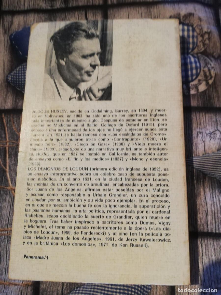 Libros de segunda mano: ALDOUS HUXLEY. LOS DEMONIOS DE LOUDUN. PLANETA, 1972 - Foto 2