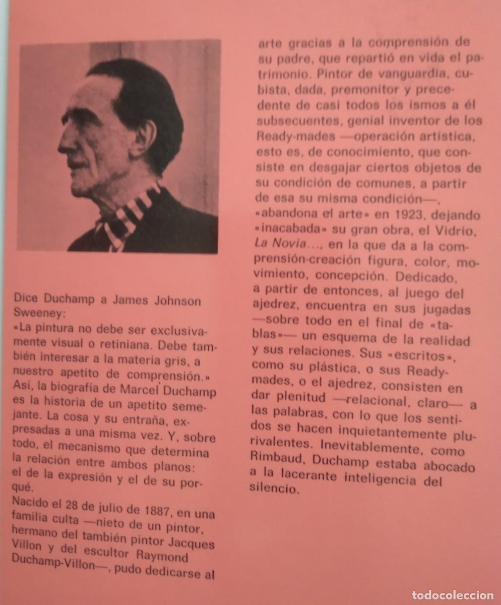 Libros de segunda mano: ESCRITOS. DUCHAMP DU SIGNE --- MARCEL DUCHAMP - Foto 2