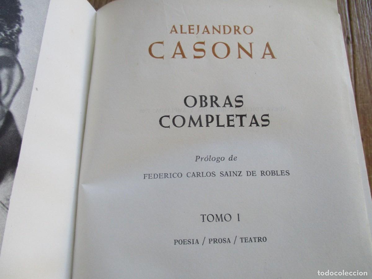Libros de segunda mano: ALEJANDRO CASANOVA Obras completas Tomos I y II W14813 - Foto 6