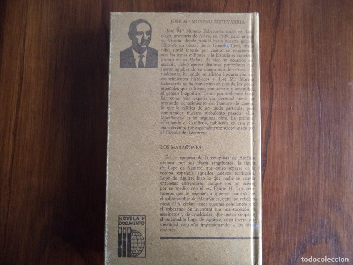 Libros de segunda mano: Libro Los Mara&ntilde;ones de Jose Maria Moreno Echevarria. 1968 - Foto 10