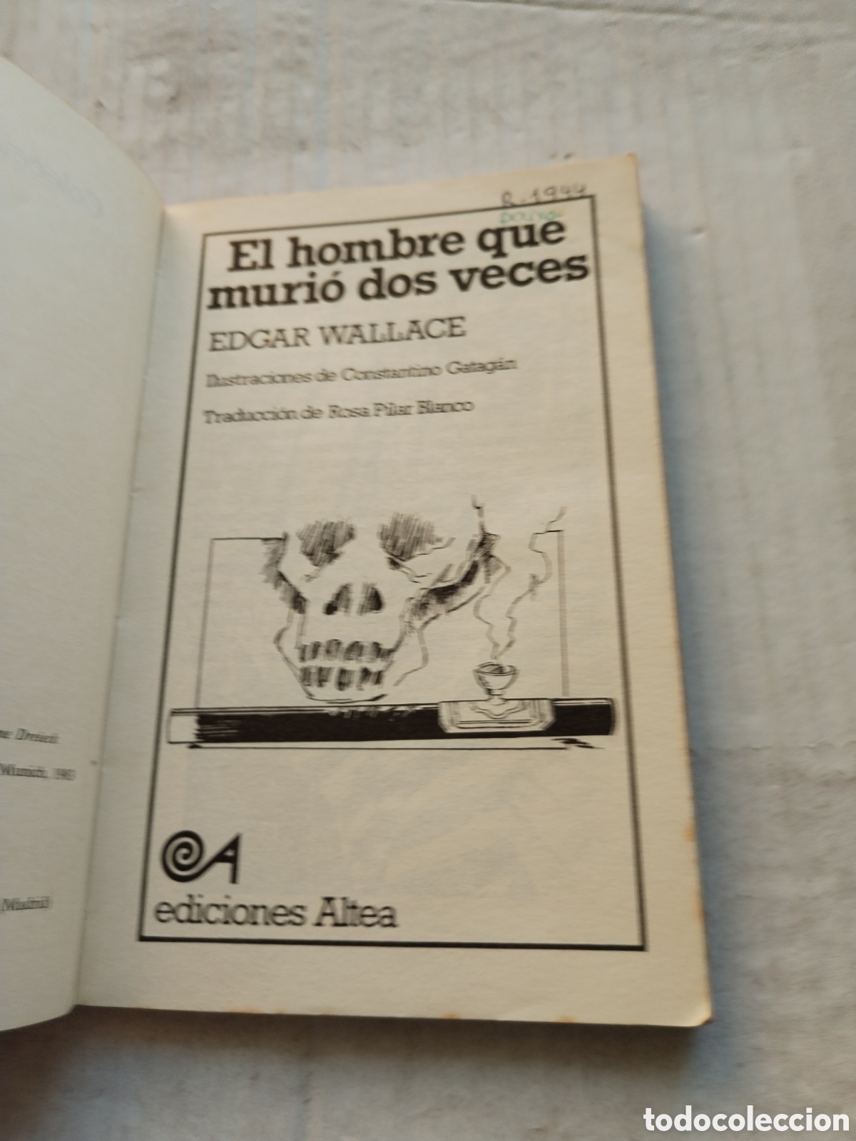 Libros de segunda mano: EL HOMBRE QUE MURI&Oacute; DOS VECES/EDGAR WALLACE - Foto 3