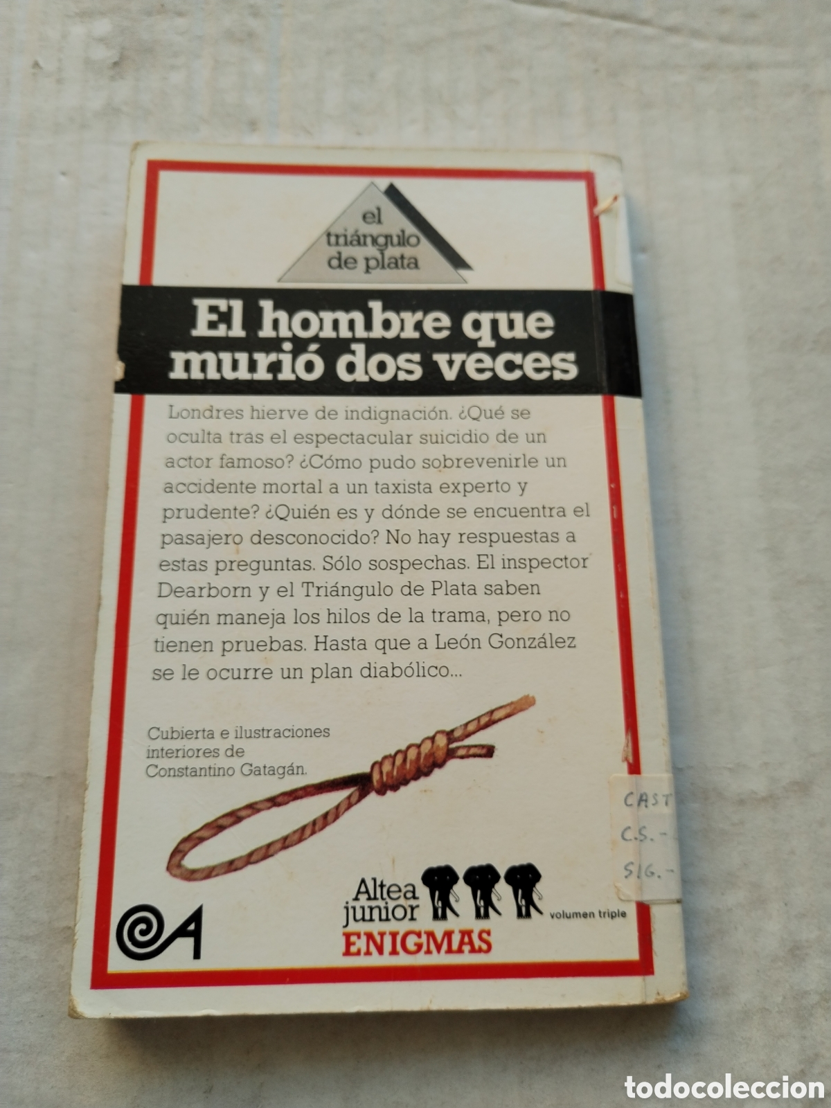 Libros de segunda mano: EL HOMBRE QUE MURI&Oacute; DOS VECES/EDGAR WALLACE - Foto 4