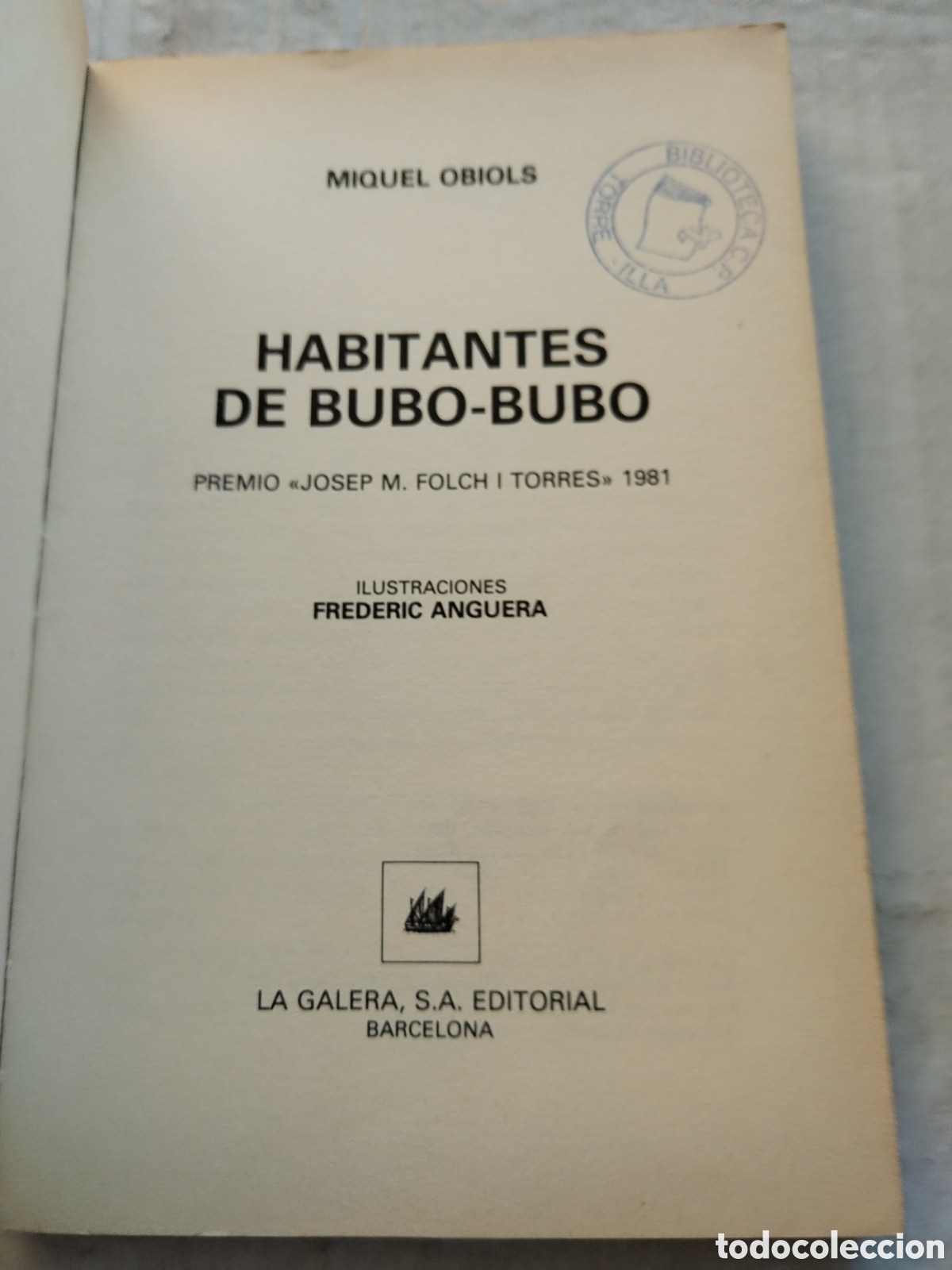 Libros de segunda mano: HABITANTES DE BUBO BUBO/MIGUEL OBIOLS - Foto 3
