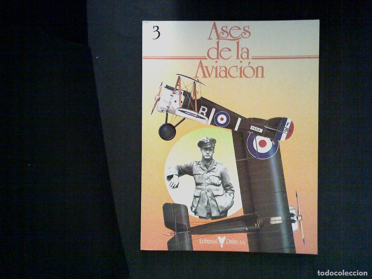 Libros de segunda mano: ASES DE LA AVIACI&Oacute;N. n&ordm;3. Ed. Delta. Robur, Broady, U-boote, ... - Foto 1