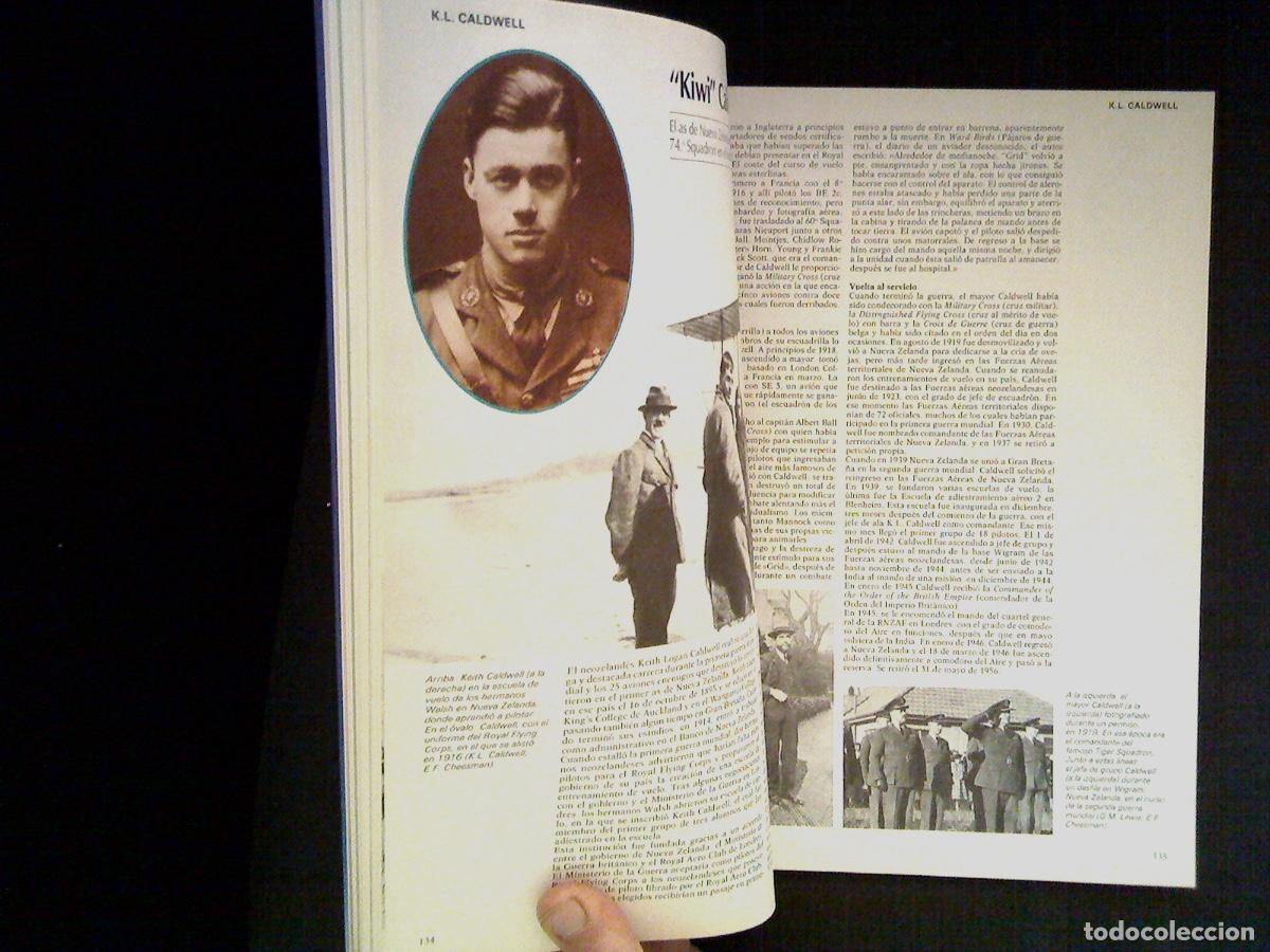 Libros de segunda mano: ASES DE LA AVIACI&Oacute;N. n&ordm;3. Ed. Delta. Robur, Broady, U-boote, ... - Foto 2